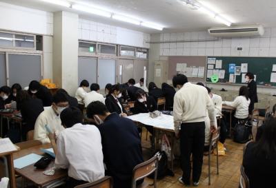 教科横断授業中の様子